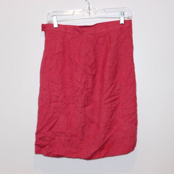Escada Pink fucshia Side Zipper Straight Mini Skirt Women's Size 40 ( medium ) - Picture 5 of 8